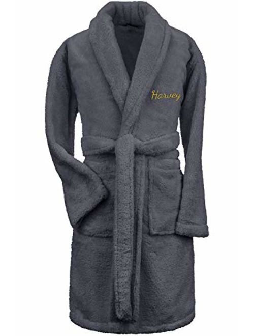 Turkuoise Boys Ultra Soft Plush Bathrobe Made in Turkey