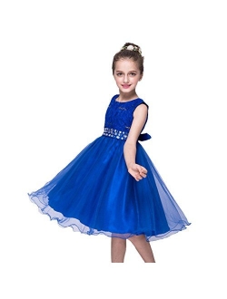 DreamHigh Sequined Flower Girls Party Pegant Dress