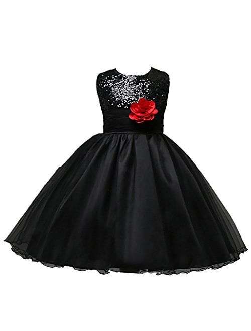 DreamHigh Sequined Flower Girls Party Pegant Dress