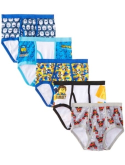 Handcraft Little Boys' Lego Movie Brief (Pack of 5)