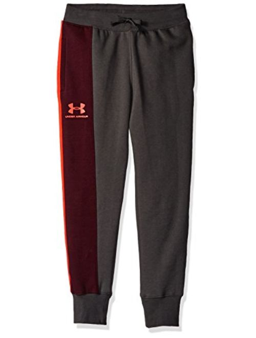 Under Armour boys Rival Blocked Joggers