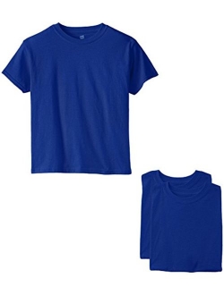 Big Boys' Short Sleeve Comfort Soft Tee Pack of 3