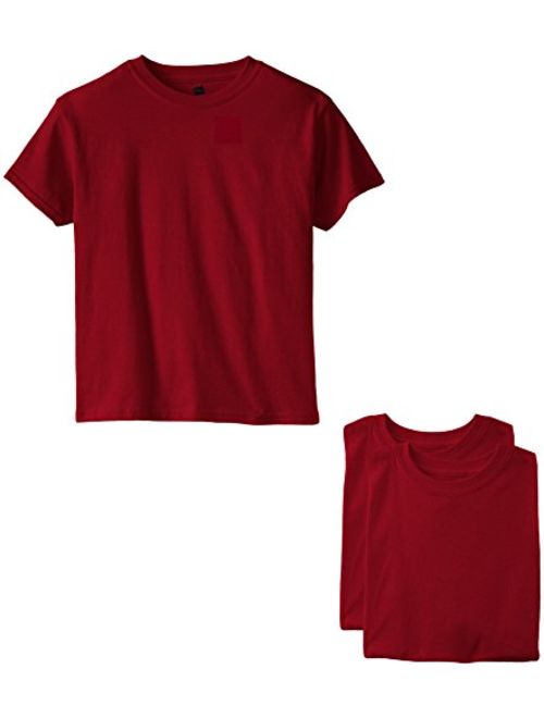 Hanes Big Boys' Short Sleeve Comfort Soft Tee Pack of 3