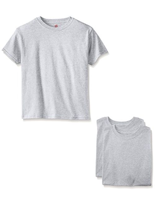 Hanes Big Boys' Short Sleeve Comfort Soft Tee Pack of 3