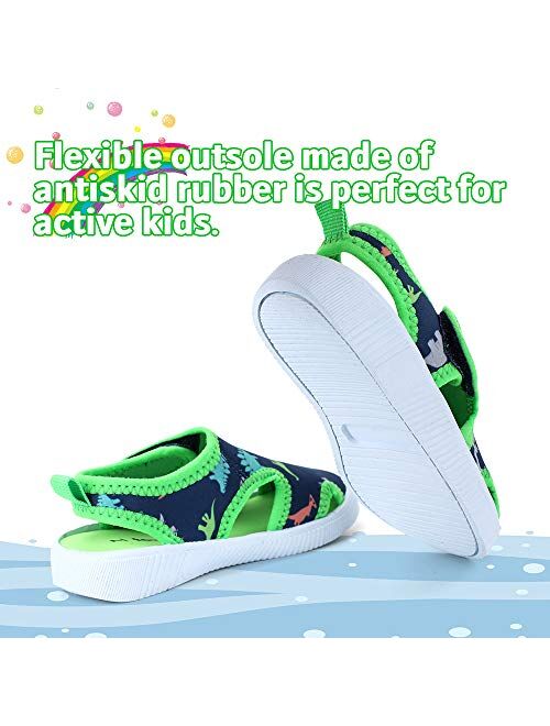  VITUOFLY Kids Sandals Boys Outdoor Hiking Sports Sandal Girls  Pool Beach Shoes Summer Water Shoe Sneakers for Little Kid Size 1 Blue  Green