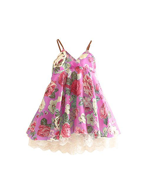 Mud Kingdom Girls Slip Dress Floral Chiffon Summer Holiday