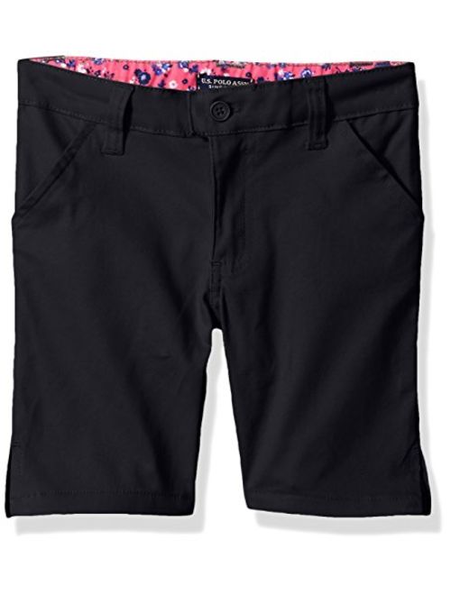 U.S. Polo Assn. Girls' Twill Short (More Styles Available)