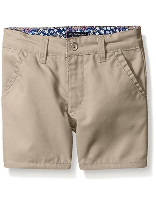 U.S. Polo Assn. Girls' Twill Short (More Styles Available)