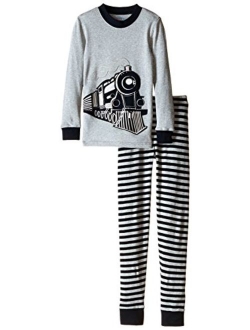 Sara's Prints Unisex Kids Long John Pajamas