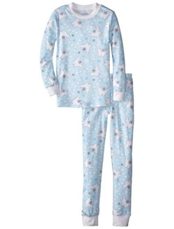 Sara's Prints Unisex Kids Long John Pajamas