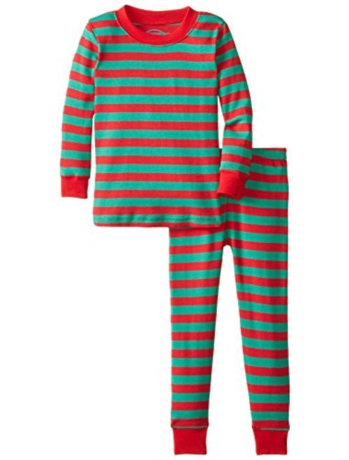 Sara's Prints Unisex Kids Long John Pajamas