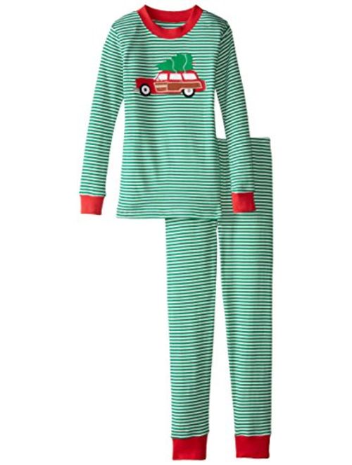 Sara's Prints Unisex Kids Long John Pajamas