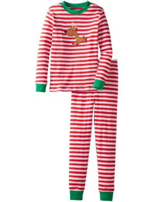 Sara's Prints Unisex Kids Long John Pajamas