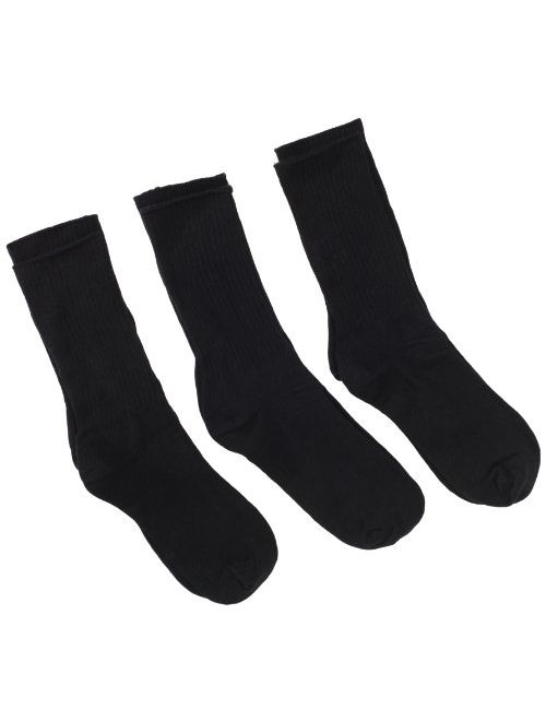 Jefferies Socks Big Boys' Seamless Casual Crew Socks (Pack of 3)