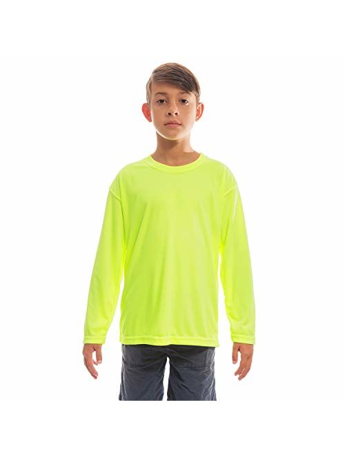 Vapor Apparel Youth UPF 50+ Sun Protection Quick-Dry Long Sleeve T-Shirt