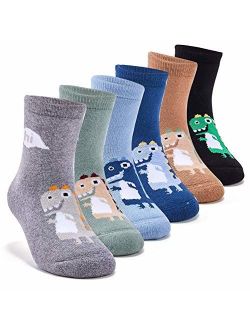 Boys Thick Cotton Socks Kids Warm Socks Winter Thermal Crew Socks