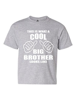 shop4ever This is What a Cool Big Brother Looks Like Youth's T-Shirt