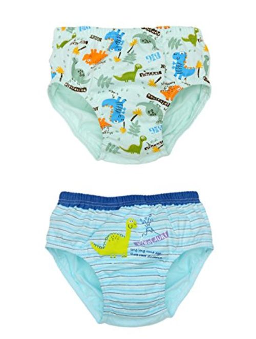 CHUNG Toddlers Little Boys 2-9Y Cotton Briefs Underwear Pack of 5/6 Car Dinosaur