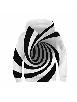 Belovecol Boys Girls 3D Hoodies Casual Printed Pullover Hooded Long Sleeve Sweatshirts with Pocket for 6-16 Years