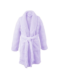 BC BARE COTTON Bare Cotton Kids Microfiber Fleece Shawl Robe - Girls