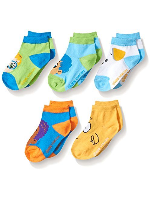 Nickelodeon Boys Bubble Guppies Character 5 Pack Socks