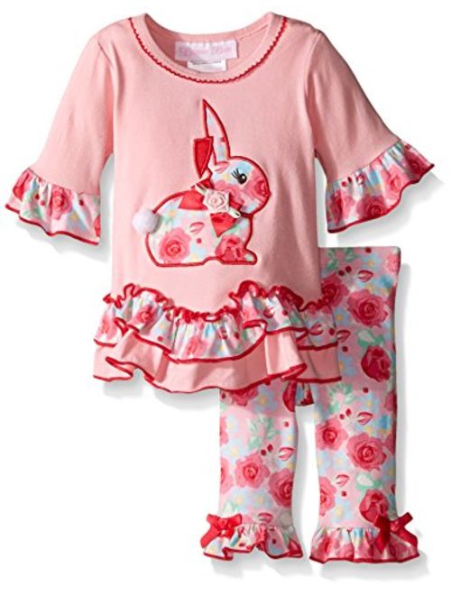 Bonnie Baby Baby Girls' Two Piece Knit Playwear Set