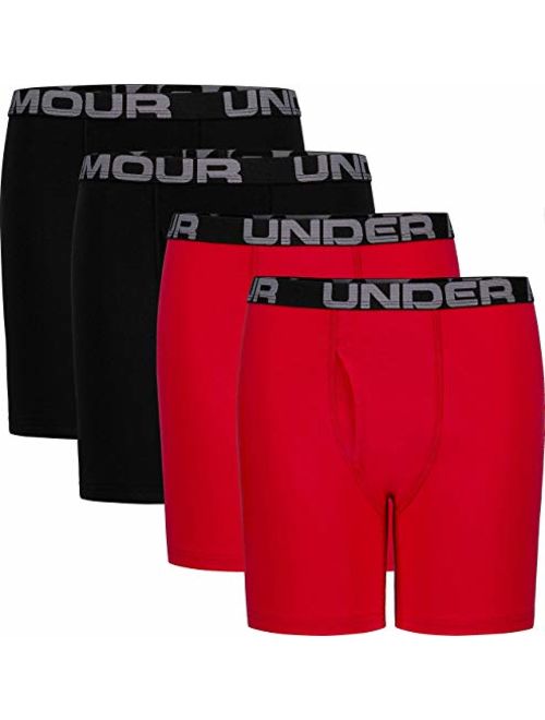 Under Armour Boys' Big Charged Cotton Stretch Boxer Jock