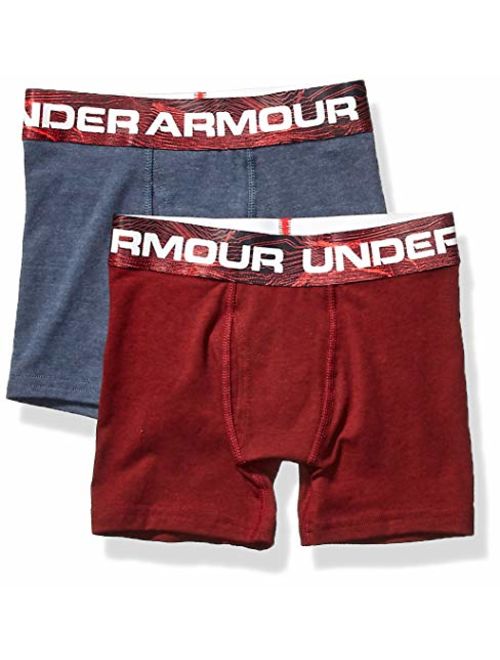 Under Armour Boys' Big Charged Cotton Stretch Boxer Jock