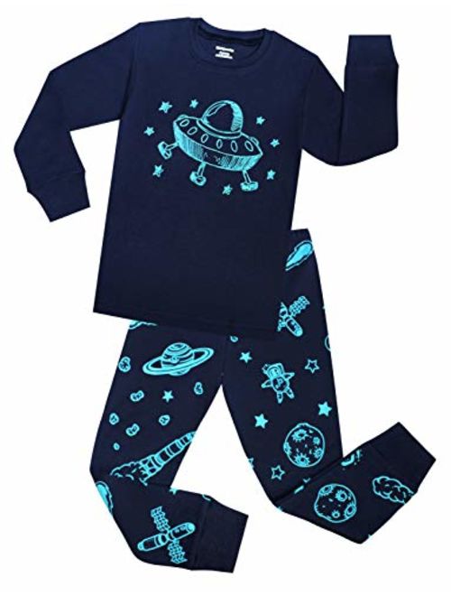 Little&Big Boys Pajamas Kids 100% Cotton Pjs Sleepwear Childrens Clothing Set