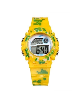 Kids Multi-Function Sport Watch Calendar Alarm Wristwatch for Boys and Girls