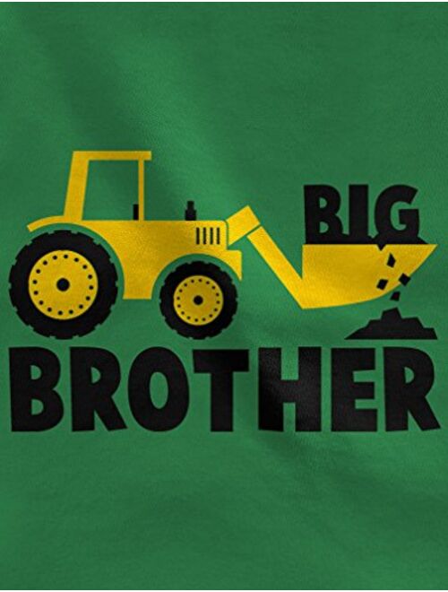 Big Brother Gift for Tractor Loving Boys Toddler/Infant Kids T-Shirt + Stickers