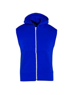 A2Z 4 Kids Kids Girls Boys Plain Gilet Fleece Hoodie Zipper Sleeveless Jacket