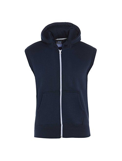 A2Z 4 Kids Kids Girls Boys Plain Gilet Fleece Hoodie Zipper Sleeveless Jacket