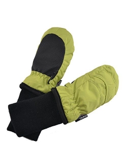 SnowStoppers Kid's Waterproof Stay On Winter Nylon Mittens Extra Small - No Thumbs