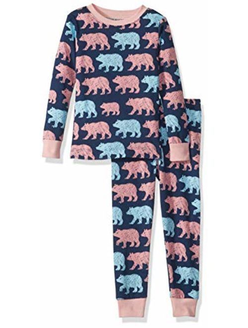 Little Blue House by Hatley Girls' Long Sleeve Printed Pajama Sets