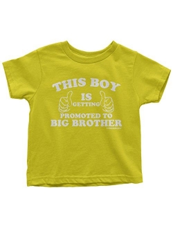 Threadrock Little Boys' This Boy is Getting Promoted to Big Brother T-Shirt