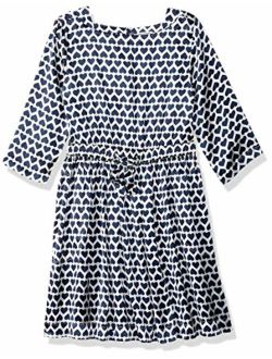 Amazon/ J. Crew Brand- LOOK by crewcuts Girls' Drapey Long Sleeve Dress