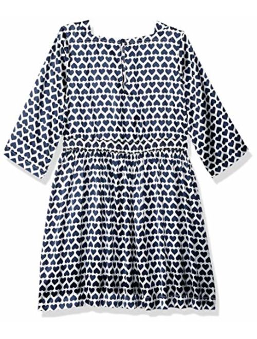 Amazon/ J. Crew Brand- LOOK by crewcuts Girls' Drapey Long Sleeve Dress