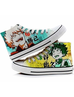 My Hero Academia Izuku Midoriya Katsuki Bakugo Shoto Todoroki Cosplay Shoes Canvas Shoes Sneakers 3 Choices