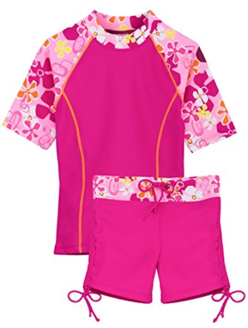 Tuga Girls Two-Piece Bathing Suit 2-14 Years, UPF 50+ Sun Protection Swim Set