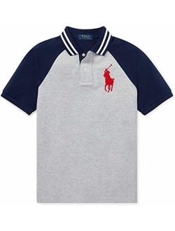 Big Boys Cotton Mesh Polo Shirt