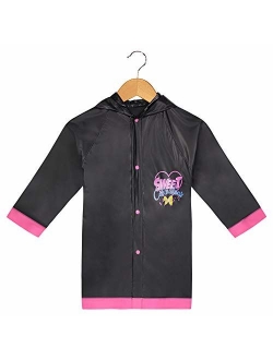 Nickelodeon Little Girls` JoJo Siwa Waterproof Rain Slicker, Size Small 2/3 Medium 4/5 and Large 6/7