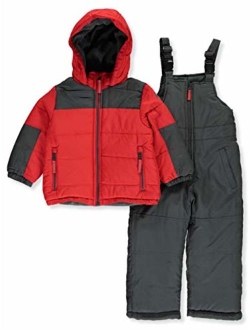 Boys' Ski Jacket and Snowbib Snowsuit Set