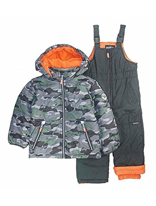 OshKosh B'Gosh Boys' Ski Jacket and Snowbib Snowsuit Set