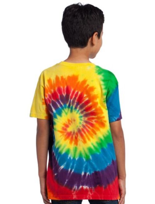 Port & Company Boys' Essential Tie Dye Tee