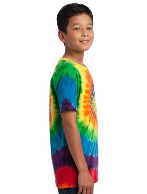 Port & Company Boys' Essential Tie Dye Tee