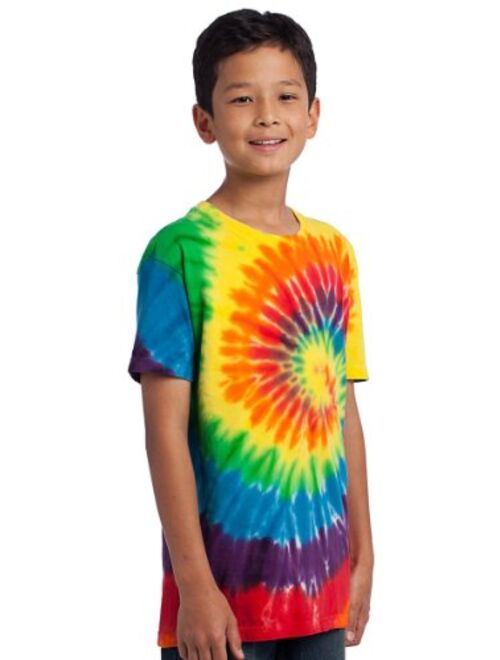 Port & Company Boys' Essential Tie Dye Tee