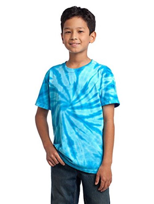 Port & Company Boys' Essential Tie Dye Tee