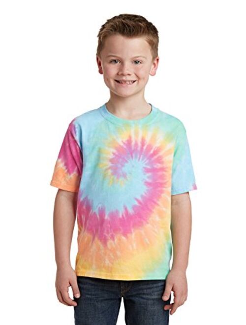 Port & Company Boys' Essential Tie Dye Tee