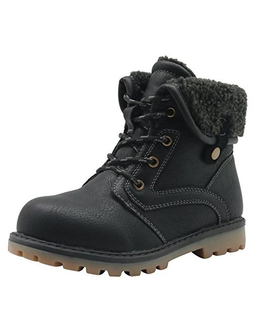 Apakowa New Boy's Winter Martin Snow Boots (Toddler/Little Kid)